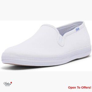 Suede and Mesh Sneakers, Pull-On Slip-On, Walking Shoes